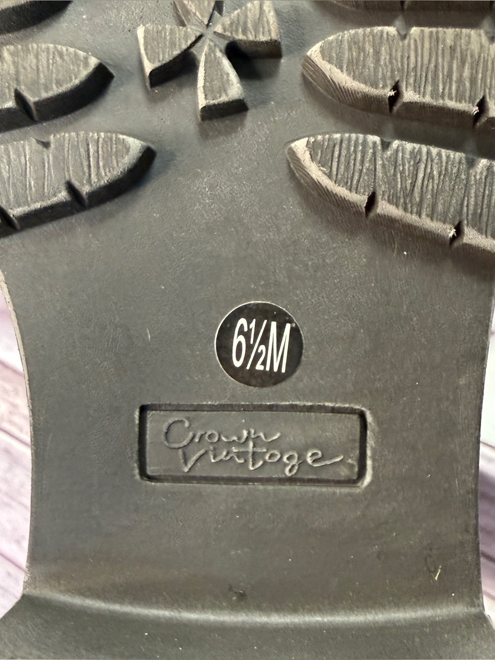 Crown Vintage Hopper Combat Boot Size 6.5 - Picture 8 of 8